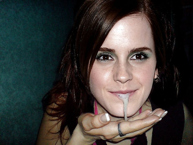 Avaler - Emma Watson suce et avale